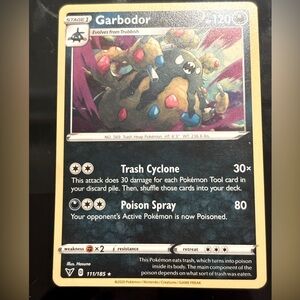 Garbodor rare reverse Pokémon card